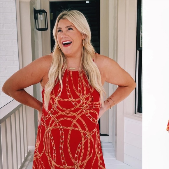 Show Me Your Mumu Heather McMahan collection Flow N Go Off The Chain Dress NWT - Picture 9 of 10